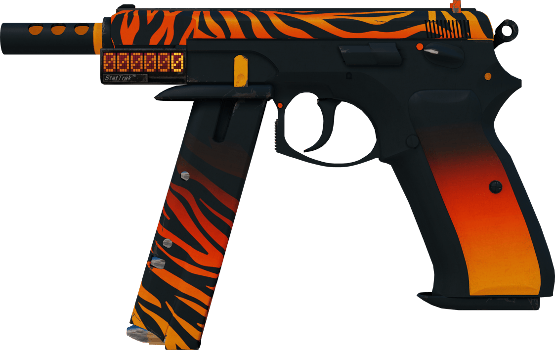 Preview image 1 of StatTrak™ CZ75-Auto | 티그리스 강 (거의 깨끗한)