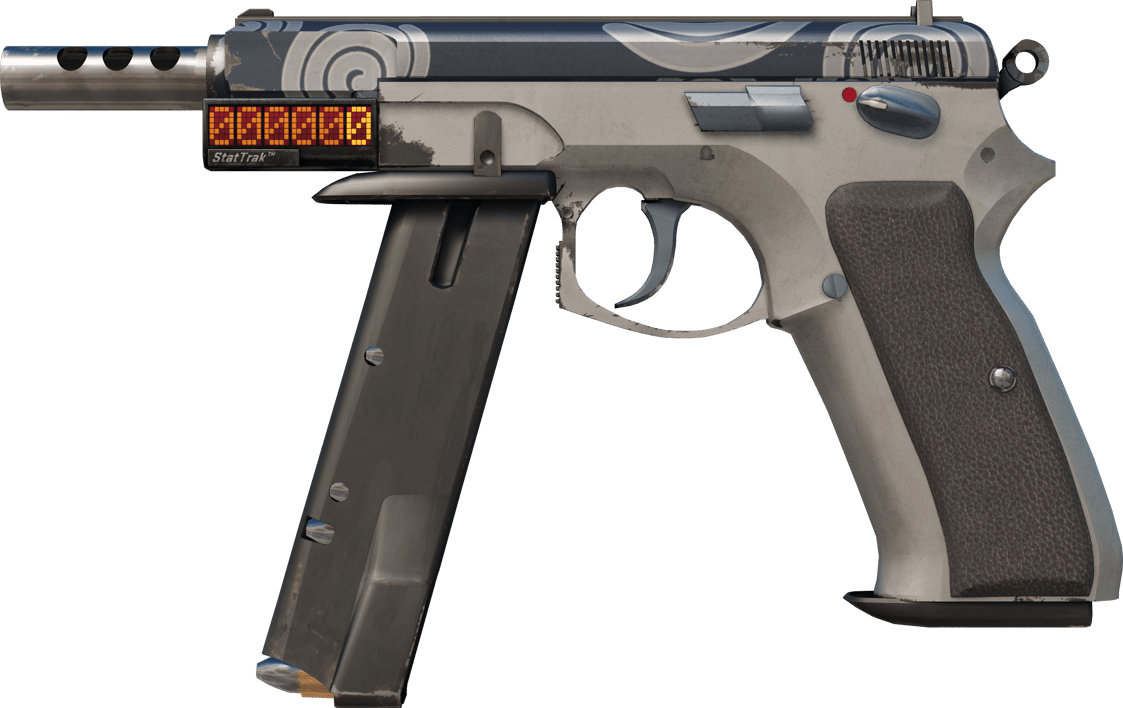 Preview image 1 of StatTrak™ CZ75-Auto | Retorcimiento (Algo desgastado)
