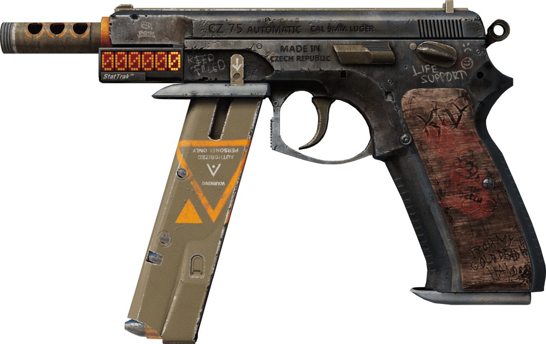 Preview image 1 of StatTrak™ CZ75-Auto | 世仇 (略有磨损)