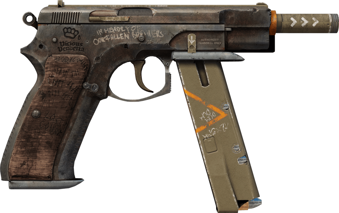 Preview image 2 of StatTrak™ CZ75-Auto | Vendetta (Abgenutzt)