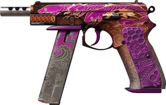 StatTrak™ CZ75-Auto | Xiangliu (Com Pouco Uso)