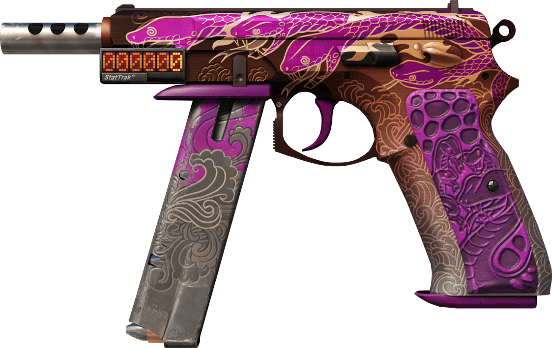 Preview image 1 of StatTrak™ CZ75-Auto | Xiangliu (Com Pouco Uso)