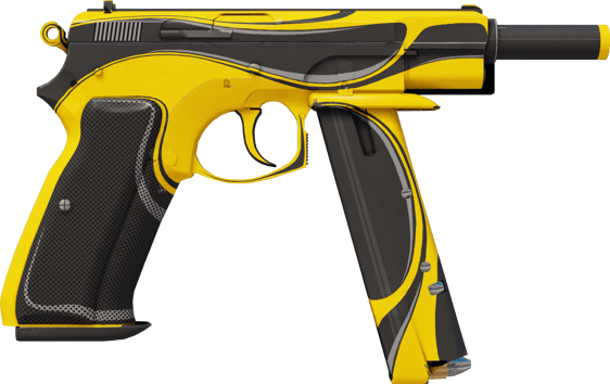 Preview image 2 of StatTrak™ CZ75-Auto | Yellow Jacket (Original de Fábrica)