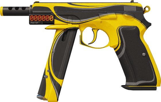 StatTrak™ CZ75-Auto | Yellow Jacket (Original de Fábrica)