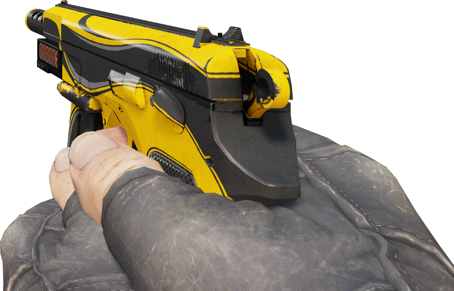 Preview image 3 of StatTrak™ CZ75-Auto | Imperméable jaune (Usée)