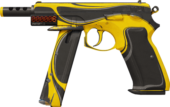 StatTrak™ CZ75-Auto | 黄夹克 (破损不堪)