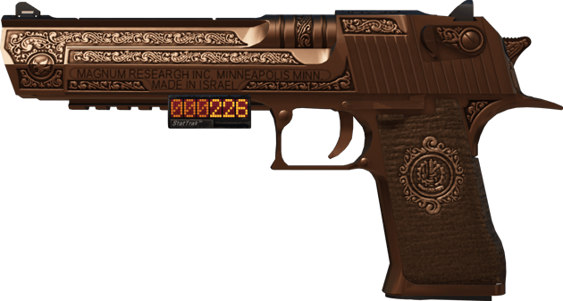 StatTrak™ Desert Eagle | 科林斯紋 (輕微磨損)