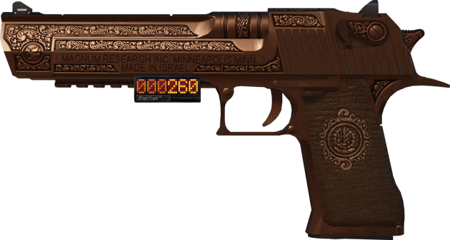 StatTrak™ Desert Eagle | 科林斯紋 (重度磨損)