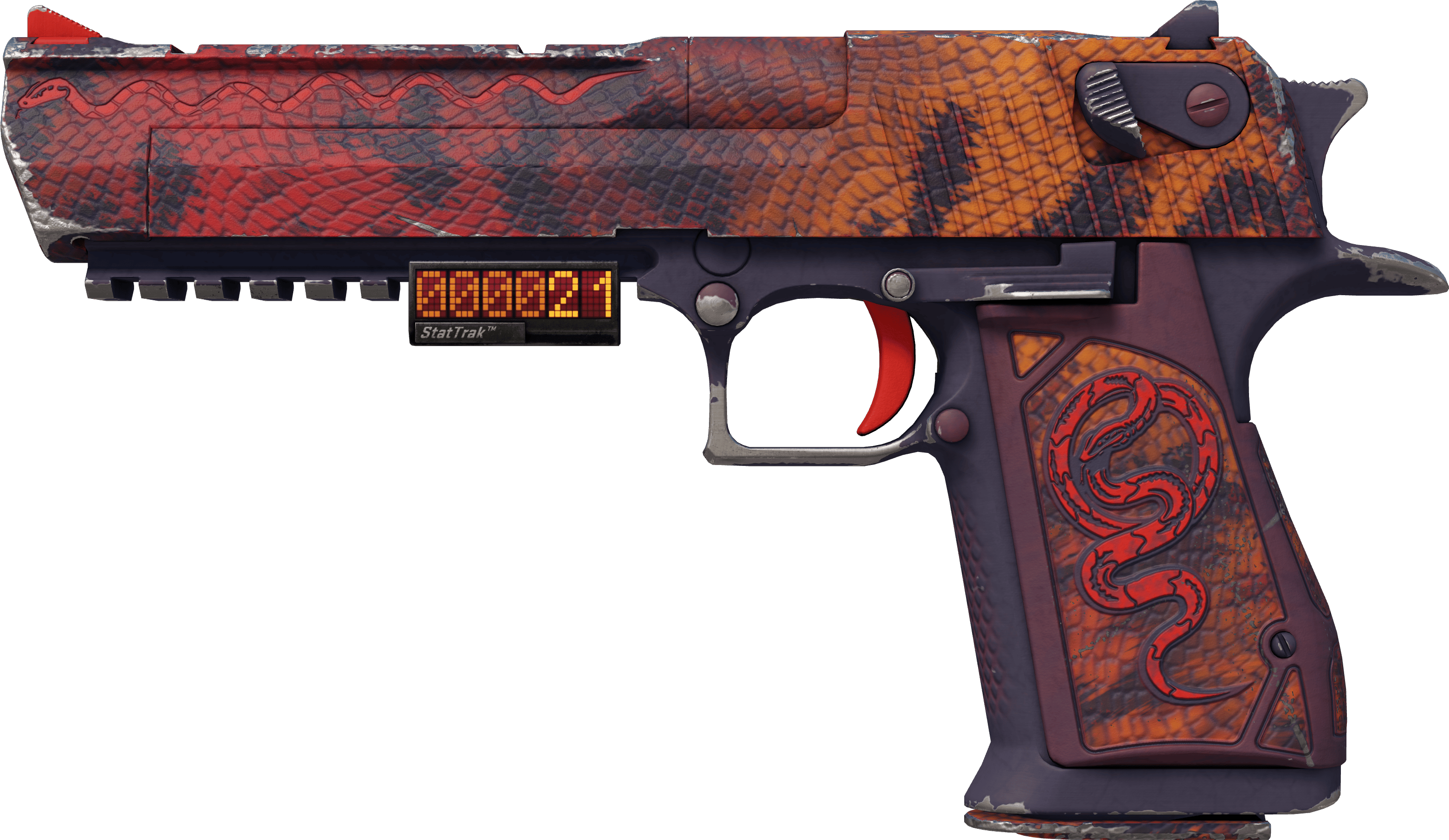 Preview image 1 of StatTrak™ Desert Eagle | Attaque du serpent (Testée sur le terrain)