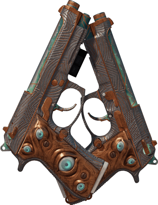 Preview image 2 of 双持贝瑞塔（StatTrak™） | 天矢之眼 (战痕累累)