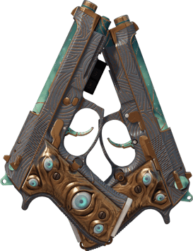 Preview image 2 of Berettas dobles StatTrak™ | Ojos de ángel (Algo desgastado)