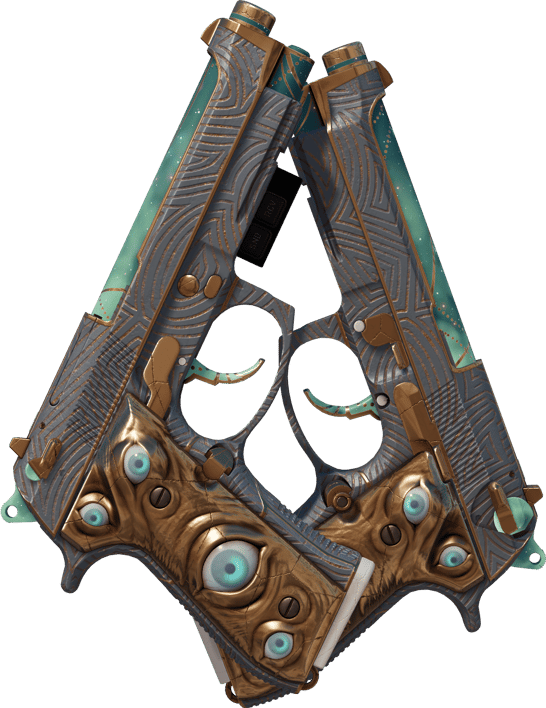 Preview image 2 of 双持贝瑞塔（StatTrak™） | 天矢之眼 (略有磨损)