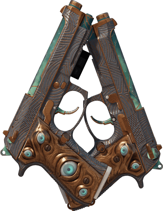 Preview image 2 of 双持贝瑞塔（StatTrak™） | 天矢之眼 (破损不堪)