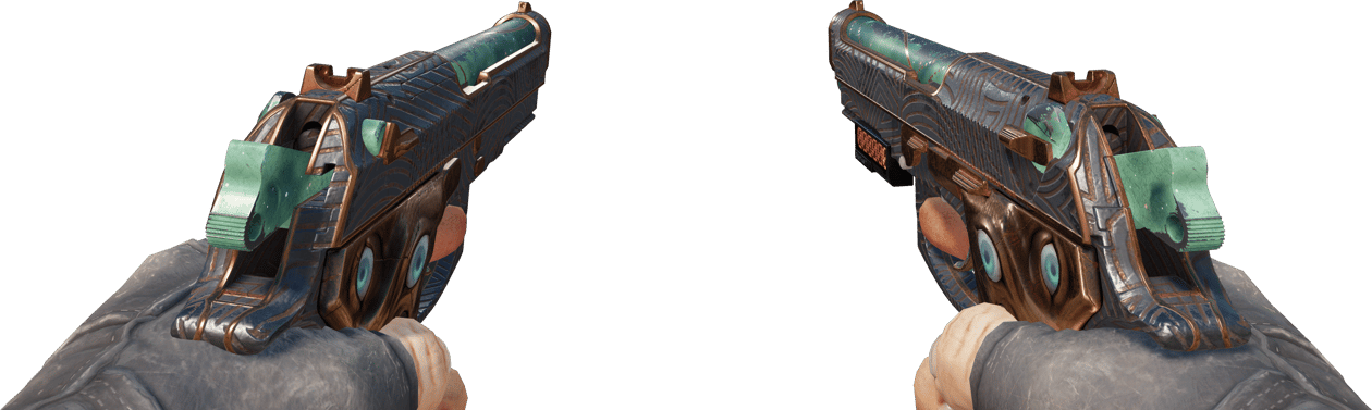 Preview image 3 of 双持贝瑞塔（StatTrak™） | 天矢之眼 (破损不堪)