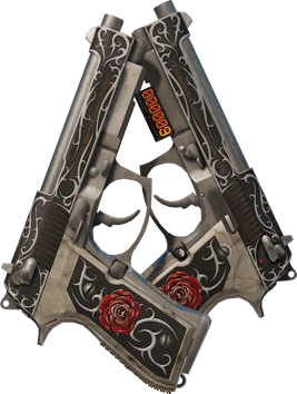 StatTrak™ Dual Berettas | 左右开花 (破损不堪)