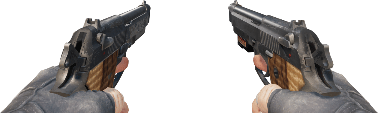 Preview image 3 of StatTrak™ Dual Berettas | 흑색 림바 (전투로 닳고 닳은)