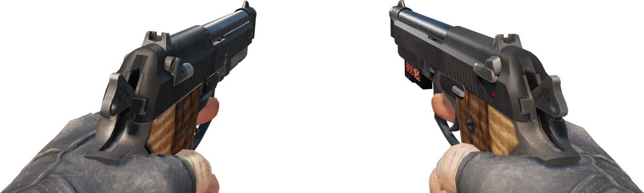 Preview image 3 of StatTrak™ Dual Berettas | 흑색 림바 (현장에서 쓰인)