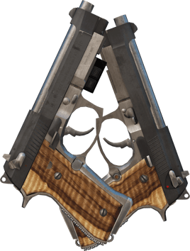 Preview image 2 of StatTrak™ Dual Berettas | Black Limba (Com Pouco Uso)