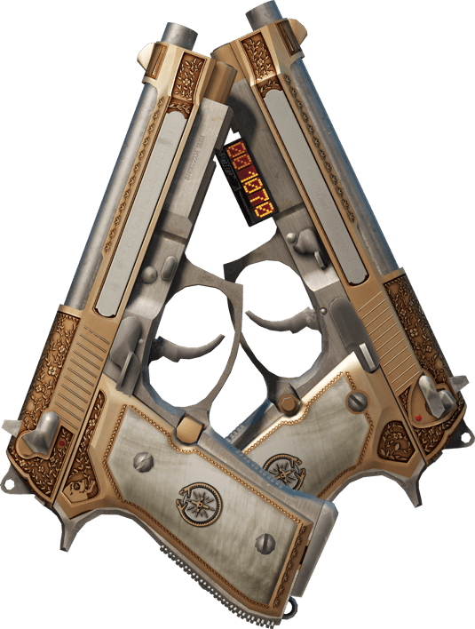 Preview image 1 of StatTrak™ Dual Berettas | Kartelli (Käytössä kokeiltu)