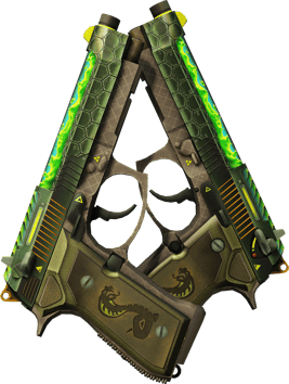 StatTrak™ Dual Berettas | Cobra Strike (ใหม่จากโรงงาน)