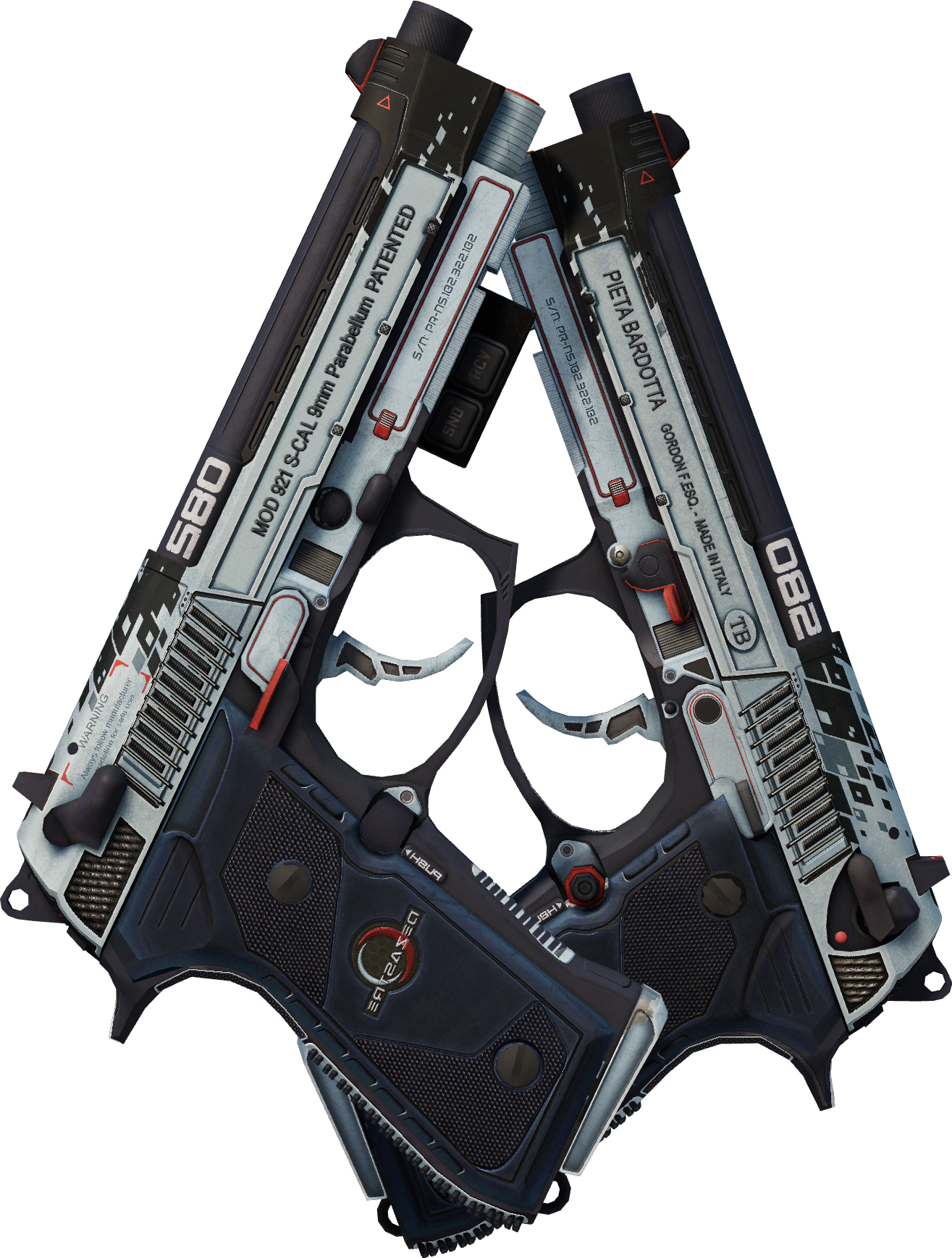 Preview image 2 of StatTrak™ Dual Berettas | Dézastre (Marquée par les combats)