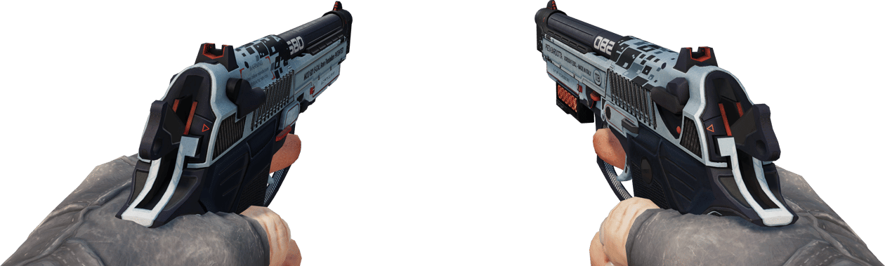 Preview image 3 of StatTrak™ Dual Berettas | Dezastre (Battle-Scarred)