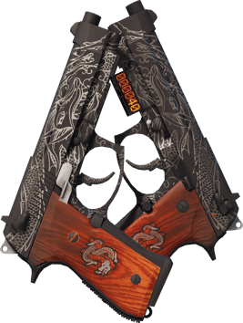 StatTrak™ Dual Berettas | 龙之双子 (崭新出厂)