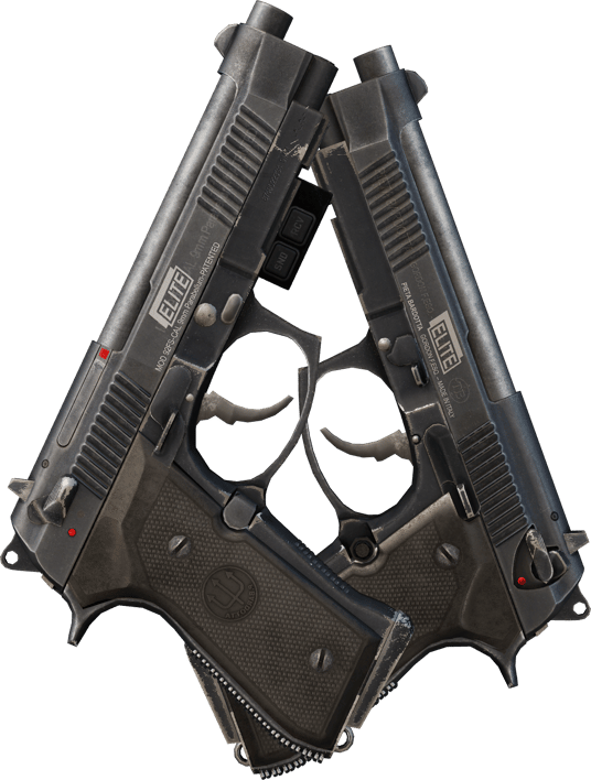Preview image 2 of StatTrak™ Dual Berettas | Elite 1.6 (Algo desgastado)