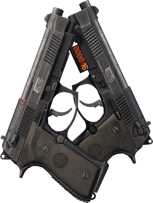 Preview image 1 of StatTrak™ Dual Berettas | Elite 1.6 (Casi nuevo)