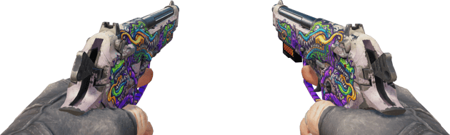 Preview image 3 of StatTrak™ Dual Berettas | Flora Carnivora (Battle-Scarred)