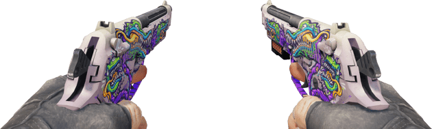 Preview image 3 of StatTrak™ Dual Berettas | Flora Carnivora (Factory New)