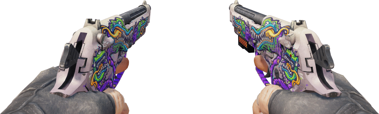 Preview image 3 of StatTrak™ Dual Berettas | Flora Carnivora (ผ่านการทดสอบภาคสนาม)