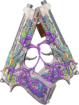 StatTrak™ Dual Berettas | Flora Carnivora (WW - Khá mòn)