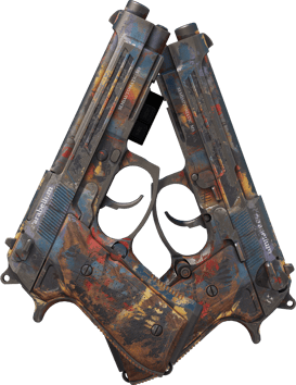 Preview image 2 of StatTrak™ Dual Berettas | Kryjówka (po ciężkich walkach)