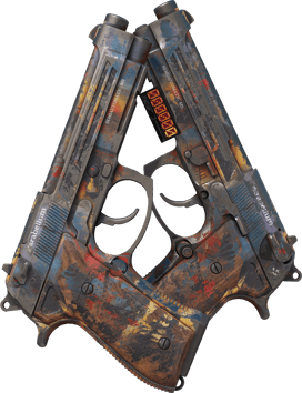 StatTrak™ Dual Berettas | Kryjówka (po ciężkich walkach)