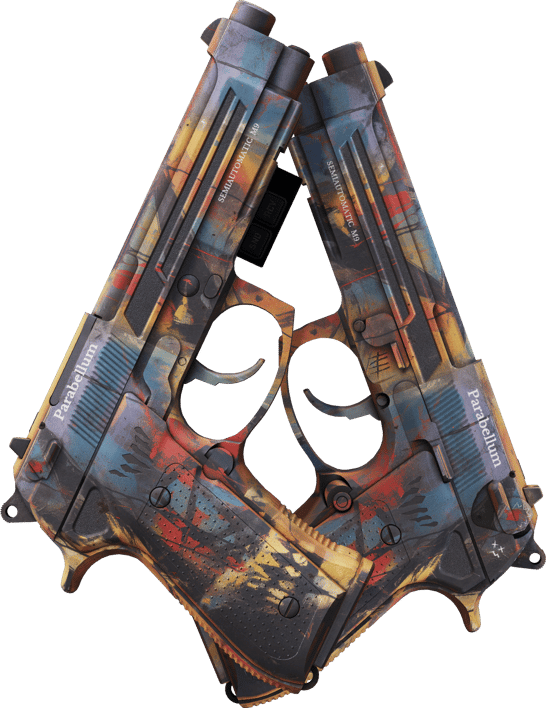 Preview image 2 of StatTrak™ Dual Berettas | Planque (Neuve)