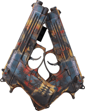 Preview image 2 of StatTrak™ Dual Berettas | Kryjówka (po testach bojowych)