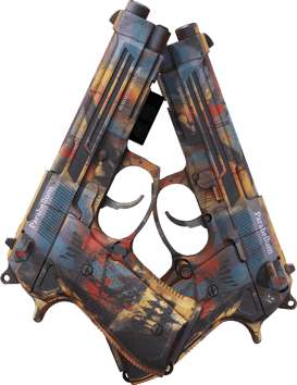 Preview image 2 of StatTrak™ Dual Berettas | Kryjówka (lekkie zużycie)