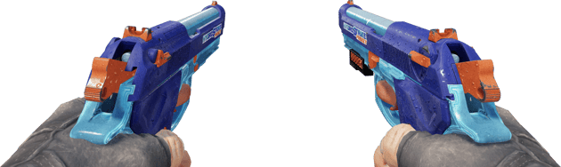 Preview image 3 of StatTrak™ Dual Berettas | Hydro Strike (Battle-Scarred)