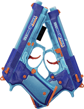 Preview image 2 of StatTrak™ Dual Berettas | Hydro Strike (Minimal Wear)