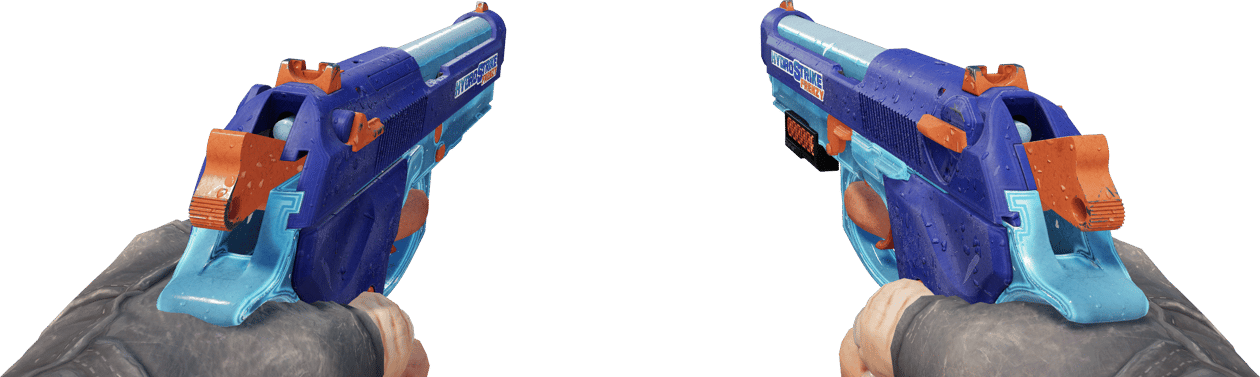 Preview image 3 of StatTrak™ Dual Berettas | 하이드로 스트라이크 (꽤 닳은)