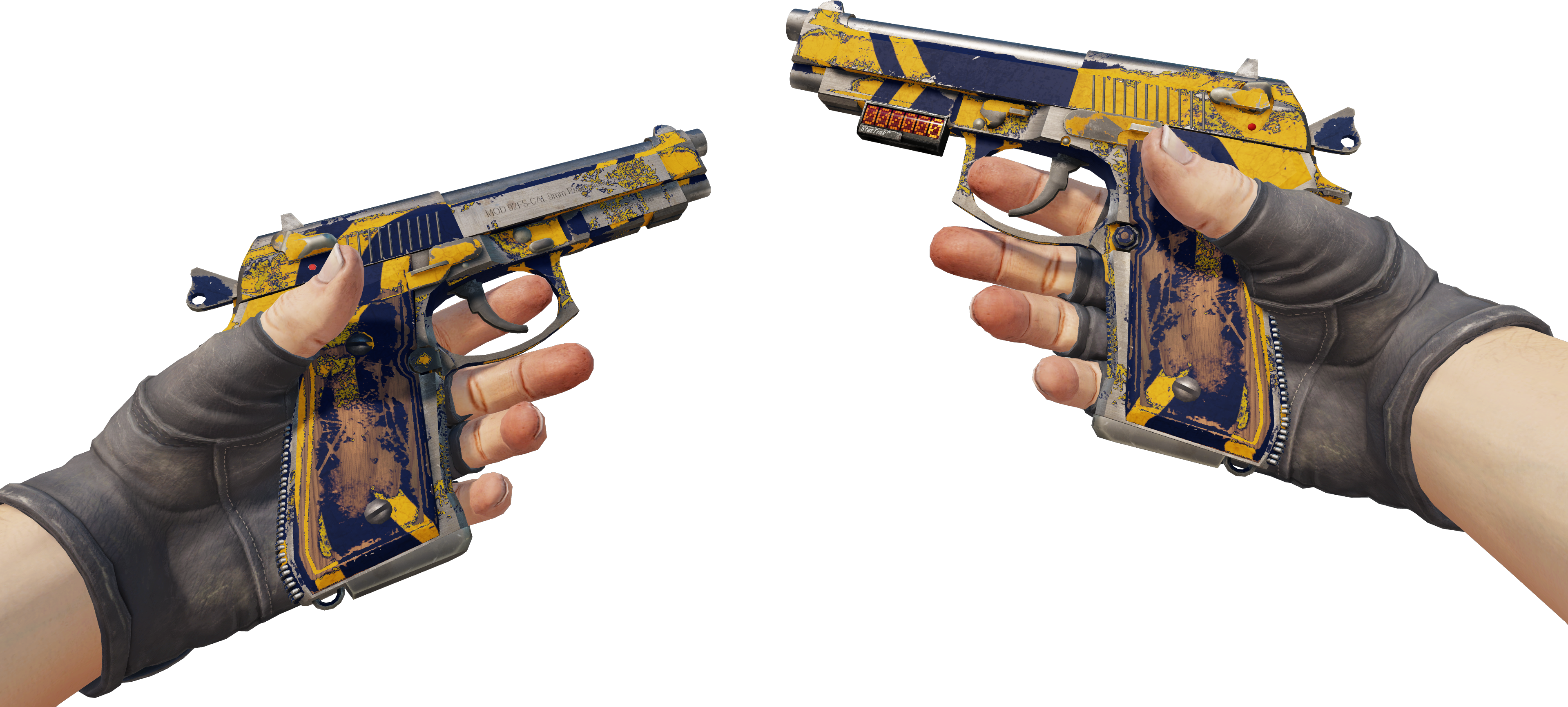 Preview image 3 of StatTrak™ Dual Berettas | Marina (Marquée par les combats)