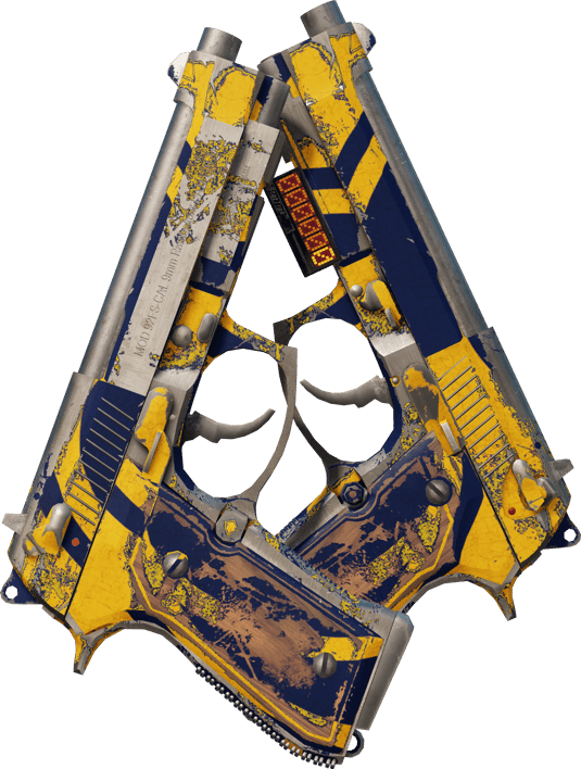 Preview image 1 of StatTrak™ Dual Berettas | 碼頭 (戰痕累累)