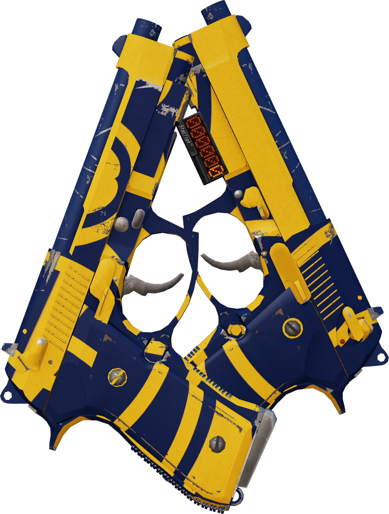 Preview image 1 of StatTrak™ Dual Berettas | Marina (Testée sur le terrain)