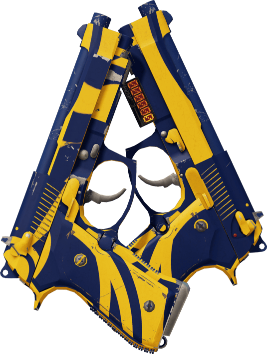 Preview image 1 of StatTrak™ Dual Berettas | 碼頭 (輕微磨損)