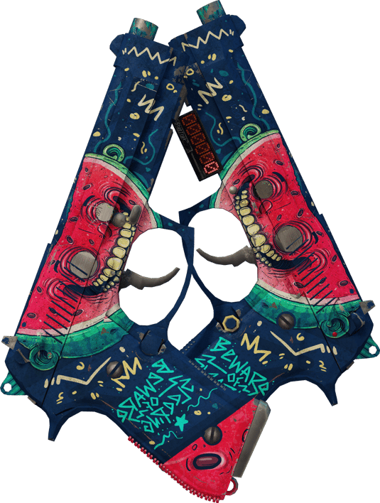 Preview image 1 of StatTrak™ Dual Berettas | Melondrama (Gasto)