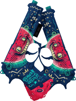 Preview image 2 of StatTrak™ Dual Berettas | Melondrama (Factory New)