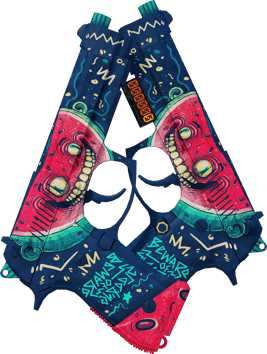 StatTrak™ Dual Berettas | Melondrama (Factory New)