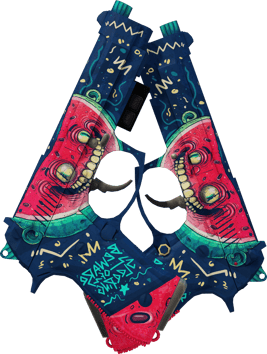 Preview image 2 of StatTrak™ Dual Berettas | Tappavat melonit (Käytössä kokeiltu)