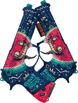 StatTrak™ Dual Berettas | Tappavat melonit (Käytössä kokeiltu)